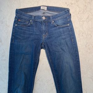 Women’s Hudson, medium wash, low rise jeans